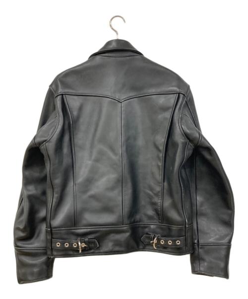 KADOYA（カドヤ）KADOYA (カドヤ) レザーライダースジャケット ブラック サイズ:表記なしの古着・服飾アイテム