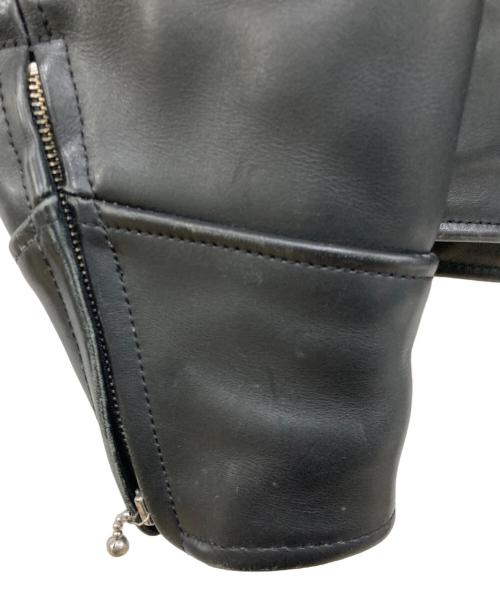 KADOYA（カドヤ）KADOYA (カドヤ) レザーライダースジャケット ブラック サイズ:表記なしの古着・服飾アイテム