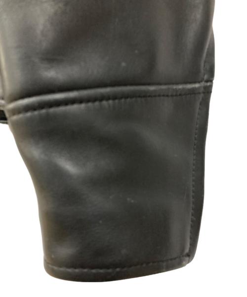 KADOYA（カドヤ）KADOYA (カドヤ) レザーライダースジャケット ブラック サイズ:表記なしの古着・服飾アイテム