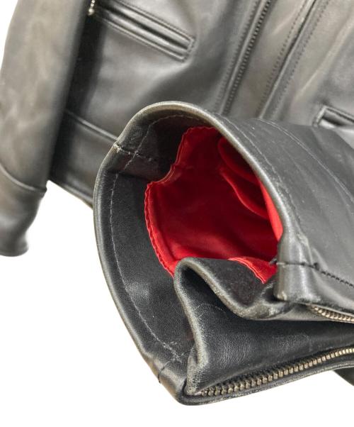 KADOYA（カドヤ）KADOYA (カドヤ) レザーライダースジャケット ブラック サイズ:表記なしの古着・服飾アイテム