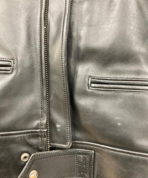 KADOYA（カドヤ）KADOYA (カドヤ) レザーライダースジャケット ブラック サイズ:表記なしの古着・服飾アイテム