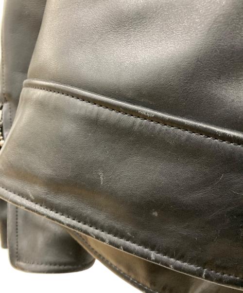 KADOYA（カドヤ）KADOYA (カドヤ) レザーライダースジャケット ブラック サイズ:表記なしの古着・服飾アイテム