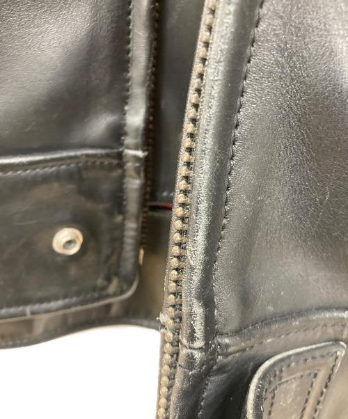 KADOYA（カドヤ）KADOYA (カドヤ) レザーライダースジャケット ブラック サイズ:表記なしの古着・服飾アイテム