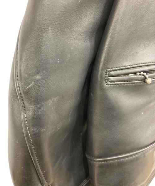 KADOYA（カドヤ）KADOYA (カドヤ) レザーライダースジャケット ブラック サイズ:表記なしの古着・服飾アイテム