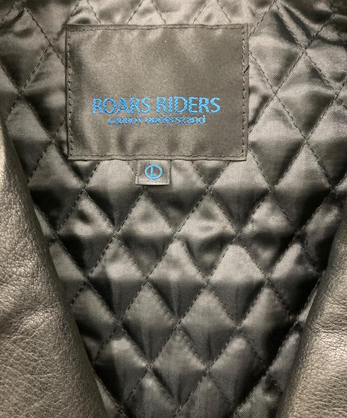 ROARS ORIGINAL（ローアズオリジナル）ROARS ORIGINAL (ローアズオリジナル) レザーライダースジャケット ブラック サイズ:Lサイズの古着・服飾アイテム