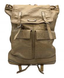 BALENCIAGA（バレンシアガ）の古着「レザーリュック」｜ベージュ