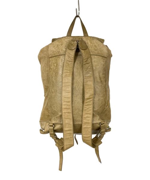 BALENCIAGA（バレンシアガ）BALENCIAGA (バレンシアガ) レザーリュック ベージュの古着・服飾アイテム