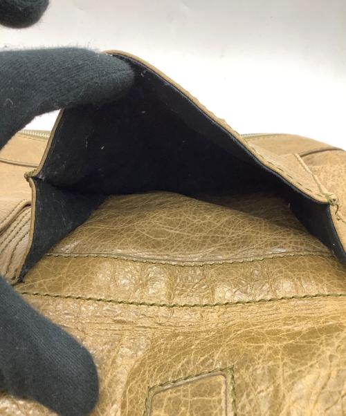 BALENCIAGA（バレンシアガ）BALENCIAGA (バレンシアガ) レザーリュック ベージュの古着・服飾アイテム