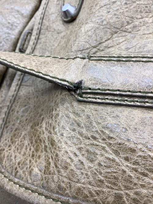 BALENCIAGA（バレンシアガ）BALENCIAGA (バレンシアガ) レザーリュック ベージュの古着・服飾アイテム