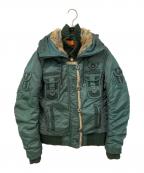 AVIREXアヴィレックス）の古着「フライトジャケット」｜カーキ