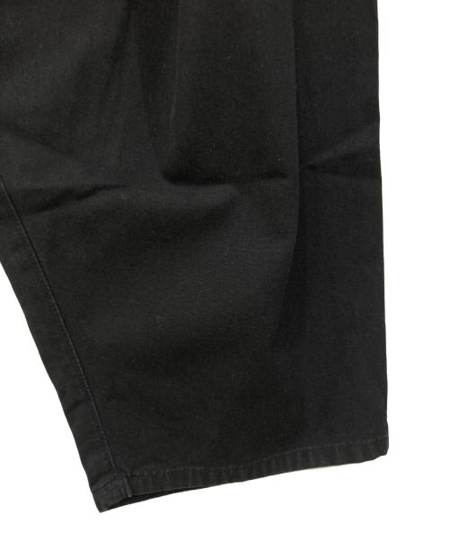 JUNYA WATANABE COMME des GARCONS（ジュンヤワタナベ コムデギャルソン）JUNYA WATANABE COMME des GARCONS (ジュンヤワタナベ コムデギャルソン) コットン アシンメトリー サルエルパンツ ブラック サイズ:SIZE Sの古着・服飾アイテム