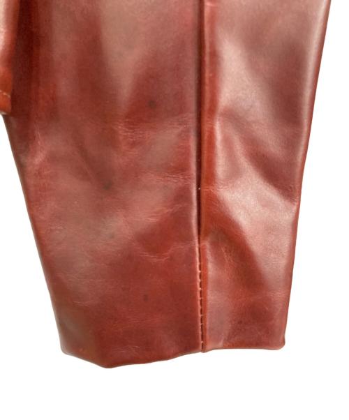 VANSON（バンソン）VANSON (バンソン) TYPE:Bレザージャケット レッド サイズ:SIZE 42の古着・服飾アイテム