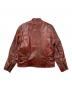 VANSON (バンソン) TYPE:Bレザージャケット レッド サイズ:SIZE 42：60000円