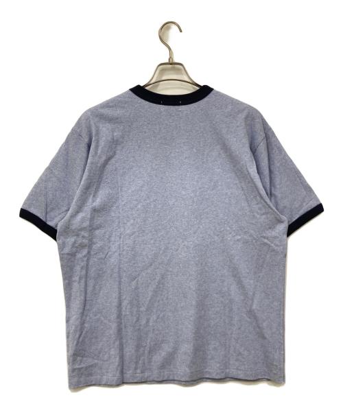 L.L.Bean（エルエルビーン）L.L.Bean (エルエルビーン) 半袖カットソー ブルー×ネイビー サイズ:Lサイズの古着・服飾アイテム