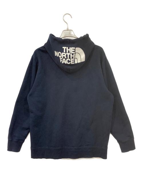 THE NORTH FACE（ザ ノース フェイス）THE NORTH FACE (ザ ノース フェイス) ジップパーカー ネイビー×ホワイト サイズ:XLサイズの古着・服飾アイテム
