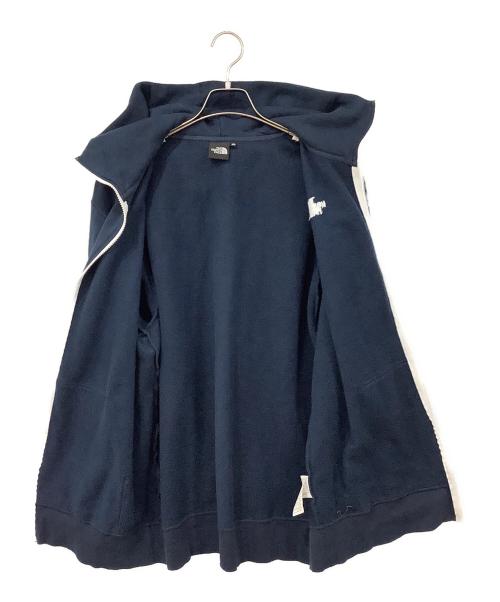 THE NORTH FACE（ザ ノース フェイス）THE NORTH FACE (ザ ノース フェイス) ジップパーカー ネイビー×ホワイト サイズ:XLサイズの古着・服飾アイテム