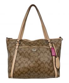 COACH（コーチ）の古着「ハンドバッグ」｜ベージュ