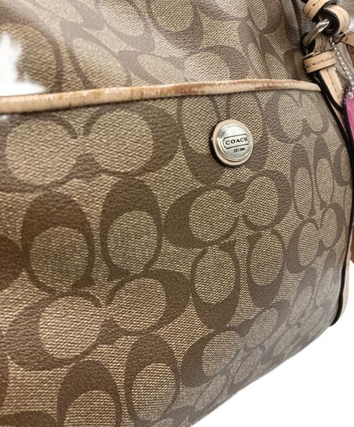 COACH（コーチ）COACH (コーチ) ハンドバッグ ベージュの古着・服飾アイテム