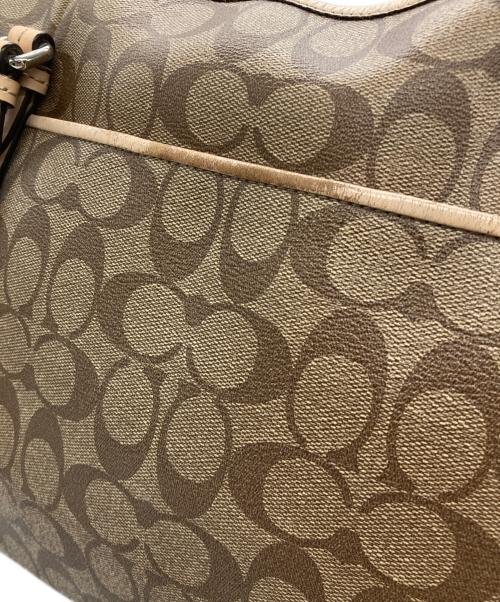 COACH（コーチ）COACH (コーチ) ハンドバッグ ベージュの古着・服飾アイテム