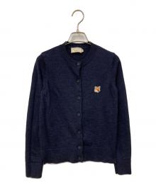 maison kitsune（メゾンキツネ）の古着「薄手カーディガン」｜ネイビー