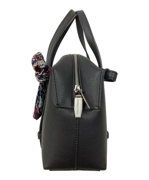 CHARLES & KEITH（チャールズアンドキース）CHARLES & KEITH (チャールズアンドキース) ショートボーリングバッグ ブラックの古着・服飾アイテム