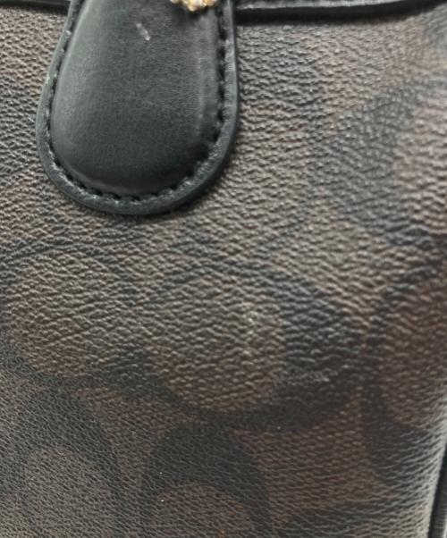 COACH（コーチ）COACH (コーチ) ミニボストンショルダーバッグ ブラウンの古着・服飾アイテム