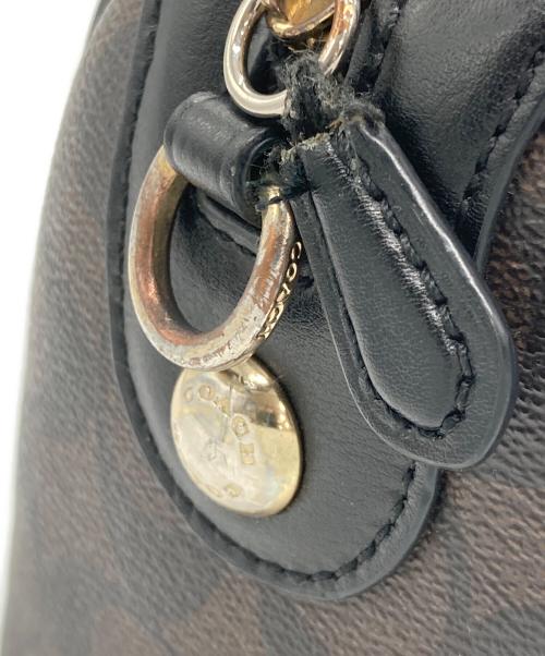 COACH（コーチ）COACH (コーチ) ミニボストンショルダーバッグ ブラウンの古着・服飾アイテム