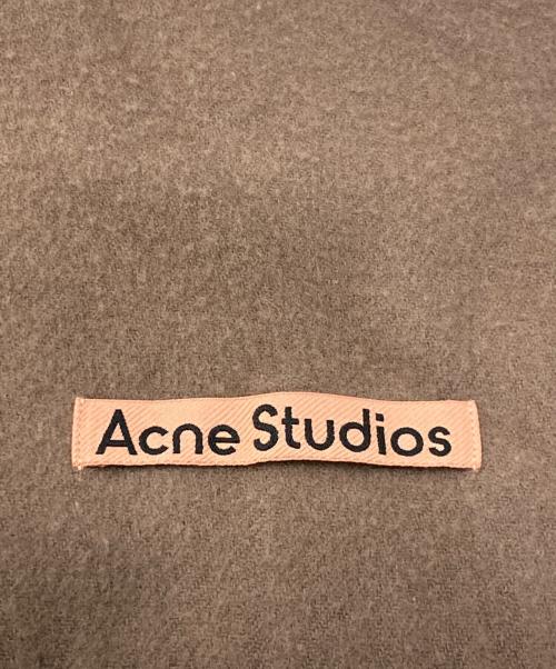 Acne studios（アクネ ストゥディオズ）Acne studios (アクネ ストゥディオズ) ウールマフラー ブラウンの古着・服飾アイテム