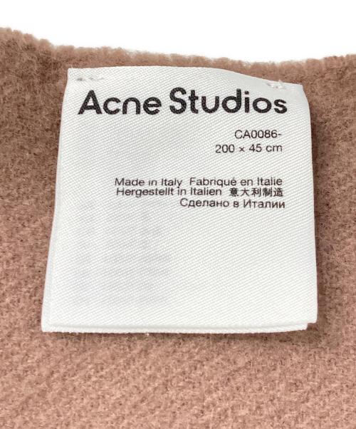 Acne studios（アクネ ストゥディオズ）Acne studios (アクネ ストゥディオズ) ウールマフラー ブラウンの古着・服飾アイテム
