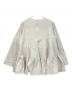 YORI (ヨリ) ティアードストレッチブラウス ホワイト サイズ:Mサイズ：10000円