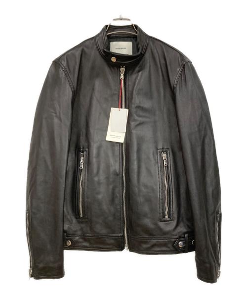 MAISON SPECIAL（メゾンスペシャル）MAISON SPECIAL (メゾンスペシャル) Dress-Fit Sheep Leather Single Rider Jacket ブラック サイズ:1 未使用品の古着・服飾アイテム