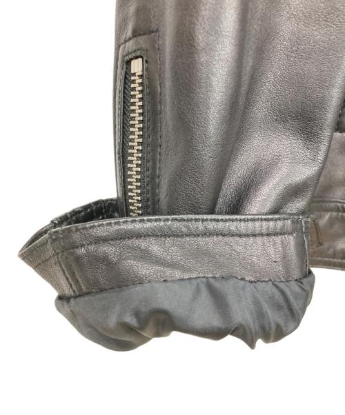 MAISON SPECIAL（メゾンスペシャル）MAISON SPECIAL (メゾンスペシャル) Dress-Fit Sheep Leather Single Rider Jacket ブラック サイズ:1 未使用品の古着・服飾アイテム