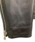 中古・古着 MAISON SPECIAL (メゾンスペシャル) Dress-Fit Sheep Leather Single Rider Jacket ブラック サイズ:1 未使用品：15000円