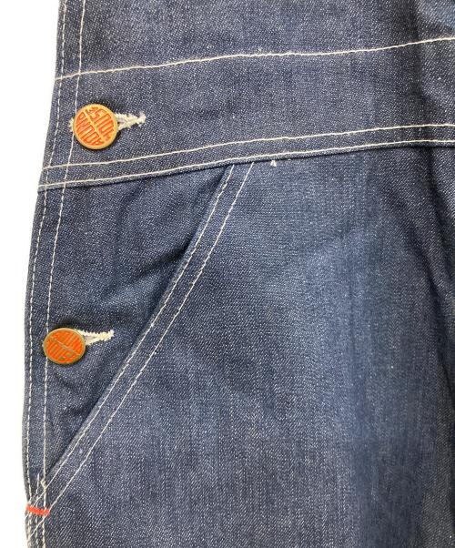 round house（ラウンドハウス）round house (ラウンドハウス) オーバーオール インディゴ サイズ:31×32の古着・服飾アイテム