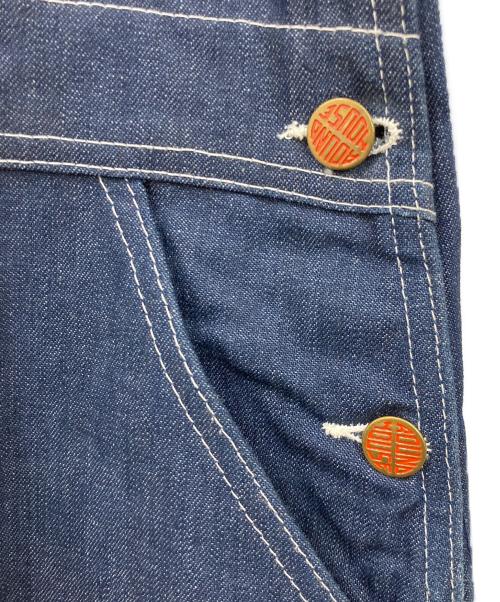 round house（ラウンドハウス）round house (ラウンドハウス) オーバーオール インディゴ サイズ:31×32の古着・服飾アイテム