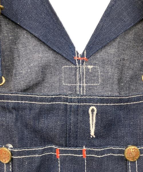 round house（ラウンドハウス）round house (ラウンドハウス) オーバーオール インディゴ サイズ:31×32の古着・服飾アイテム