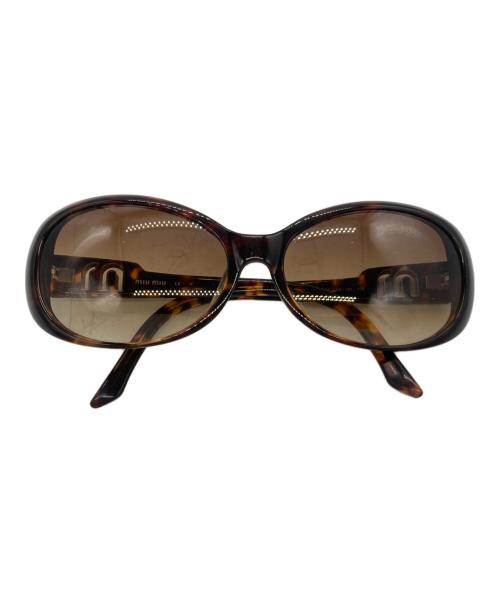 MIU MIU（ミュウミュウ）MIU MIU (ミュウミュウ) サングラス ブラウン サイズ:60□16の古着・服飾アイテム