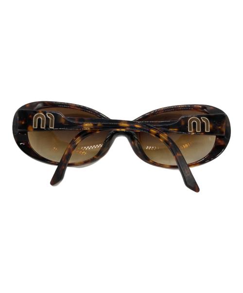 MIU MIU（ミュウミュウ）MIU MIU (ミュウミュウ) サングラス ブラウン サイズ:60□16の古着・服飾アイテム