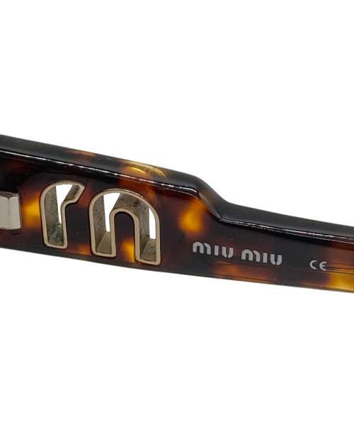 MIU MIU（ミュウミュウ）MIU MIU (ミュウミュウ) サングラス ブラウン サイズ:60□16の古着・服飾アイテム