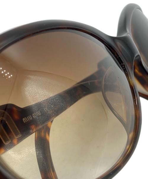 MIU MIU（ミュウミュウ）MIU MIU (ミュウミュウ) サングラス ブラウン サイズ:60□16の古着・服飾アイテム