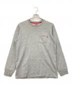 SUPREMEシュプリーム）の古着「長袖カットソー」｜グレー