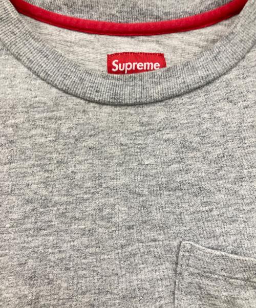 SUPREME（シュプリーム）SUPREME (シュプリーム) 長袖カットソー グレー サイズ:Mサイズの古着・服飾アイテム