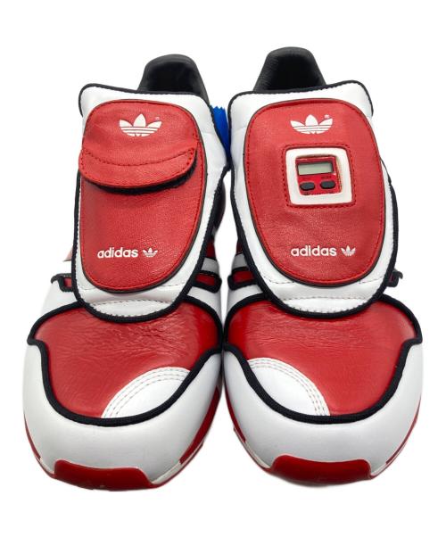 adidas（アディダス）adidas (アディダス) マイクロぺーサー レッド×ホワイト サイズ:27.5cmの古着・服飾アイテム
