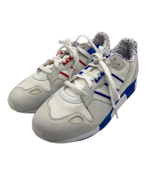 adidas（アディダス）adidas (アディダス) ローカットスニーカー ホワイト×ブルー サイズ:27.5 未使用品の古着・服飾アイテム