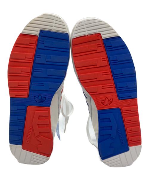 adidas（アディダス）adidas (アディダス) ローカットスニーカー ホワイト×ブルー サイズ:27.5 未使用品の古着・服飾アイテム