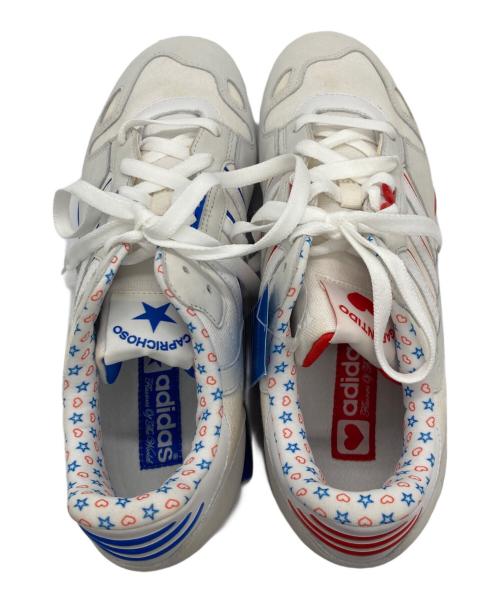 adidas（アディダス）adidas (アディダス) ローカットスニーカー ホワイト×ブルー サイズ:27.5 未使用品の古着・服飾アイテム