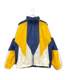 VOTE MAKE NEW CLOTHES（ヴォートメイクニュークローズ）の古着「ナイロンジャケット」｜ネイビー×イエロー