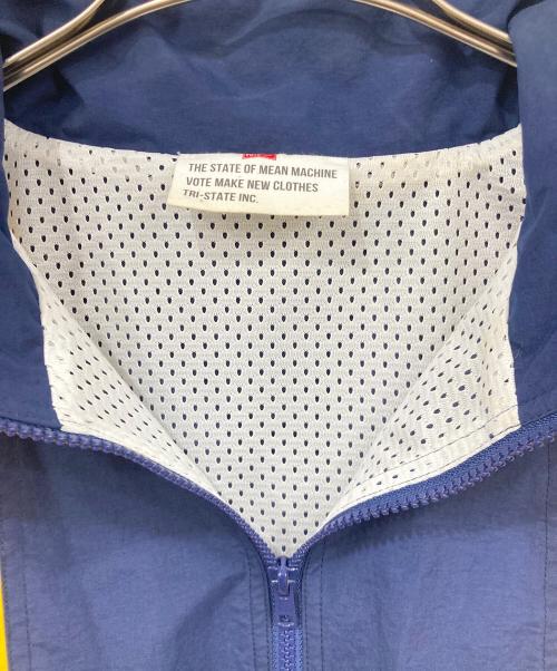 VOTE MAKE NEW CLOTHES（ヴォートメイクニュークローズ）VOTE MAKE NEW CLOTHES (ヴォートメイクニュークローズ) ナイロンジャケット ネイビー×イエロー サイズ:MEDIUMの古着・服飾アイテム