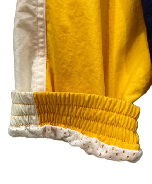 VOTE MAKE NEW CLOTHES（ヴォートメイクニュークローズ）VOTE MAKE NEW CLOTHES (ヴォートメイクニュークローズ) ナイロンジャケット ネイビー×イエロー サイズ:MEDIUMの古着・服飾アイテム