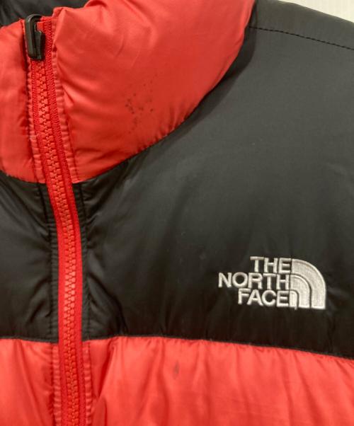THE NORTH FACE（ザ ノース フェイス）THE NORTH FACE (ザ ノース フェイス) NUPTSE3 DOWN JACKET レッド×ブラック サイズ:Mの古着・服飾アイテム